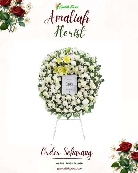 Krans Bunga Duka Kalimalang